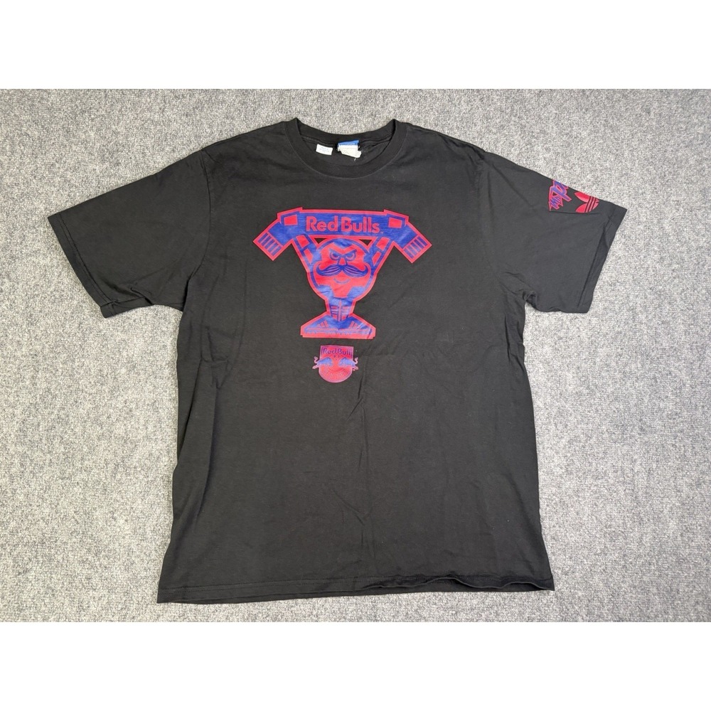 Men's Adidas New York Red Bulls MLS Mr. Pitch T-Shirt Size XL Black